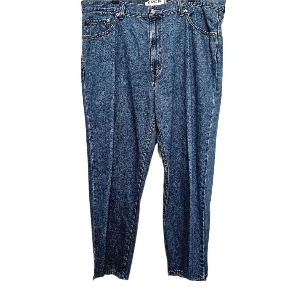 Levis 550 Relaxed Fit Street Jeans Men's 42x30 Medium Wash Straight Leg Classic